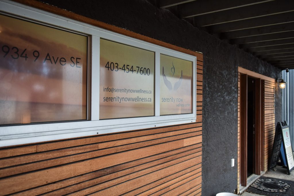 Clinic Entrance | Serenity Now Wellness Center | Integrated Physical & Mental Wellness Centre | Calgary